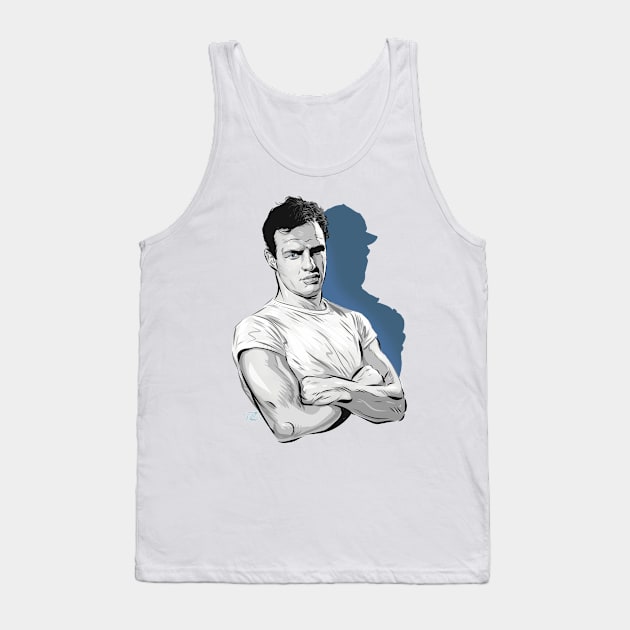 Marlon Brando - An illustration by Paul Cemmick Tank Top by PLAYDIGITAL2020